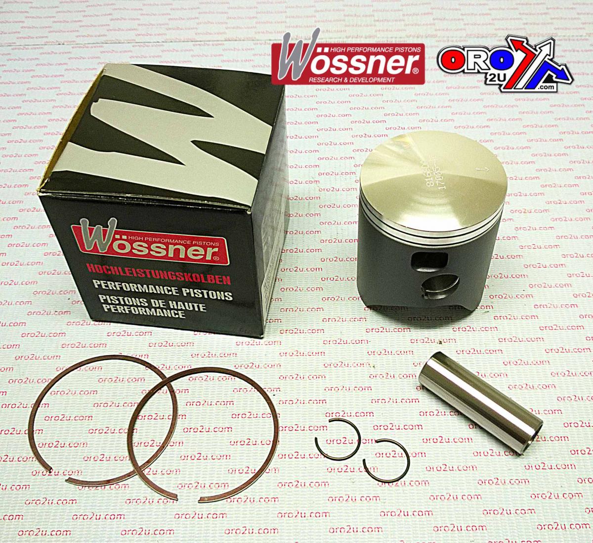 PISTON KIT 05-18 KTM 250 66.40, WOSSNER PISTON KIT 8169DB