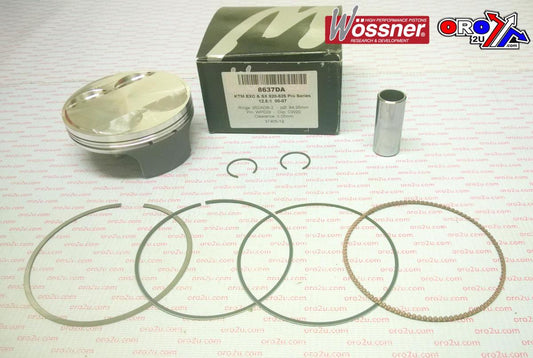 PISTON KIT KTM 520 525 EXC SX, WOSSNER 8637DA KTM 00-09 HC 59030007000
