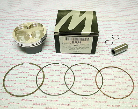 PISTON KIT 06-09 KXF250 77 HC, FORGED WOSSNER 8686DB