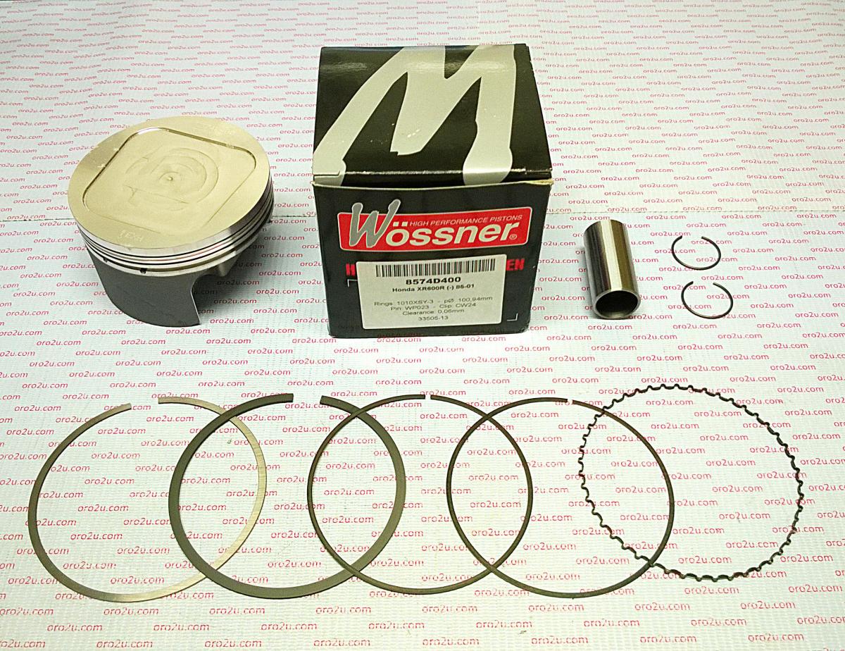 PISTON KIT 85-00 XR600R 97.00, FORGED WOSSNER 8574DA 13110-MK2-043