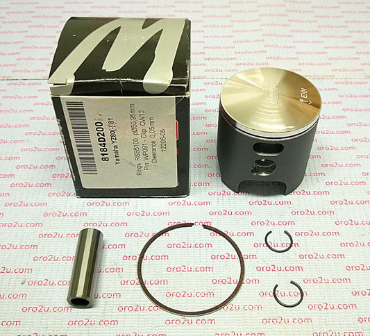 PISTON KIT 1981 YZ80 51.00mm, FORGED WOSSNER 8184D200