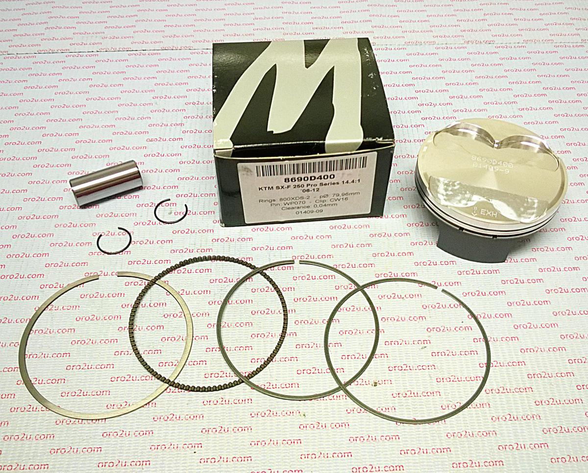 PISTON KIT 06-12 SXF250 76 HC, WOSSNER 8690DA KTM SX-F 77130007100
