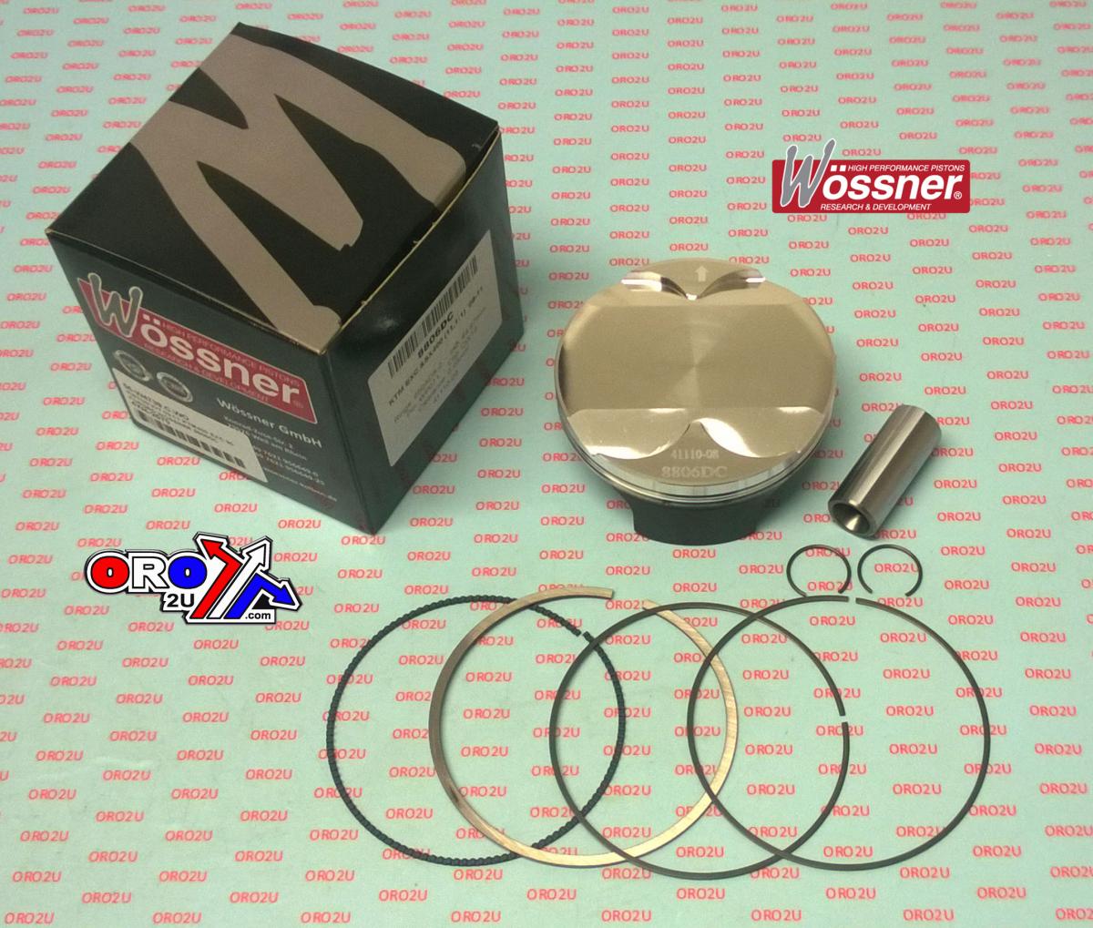 PISTON KIT 09-11 KTM400 EXC 95, FORGED WOSSNER 8806DB