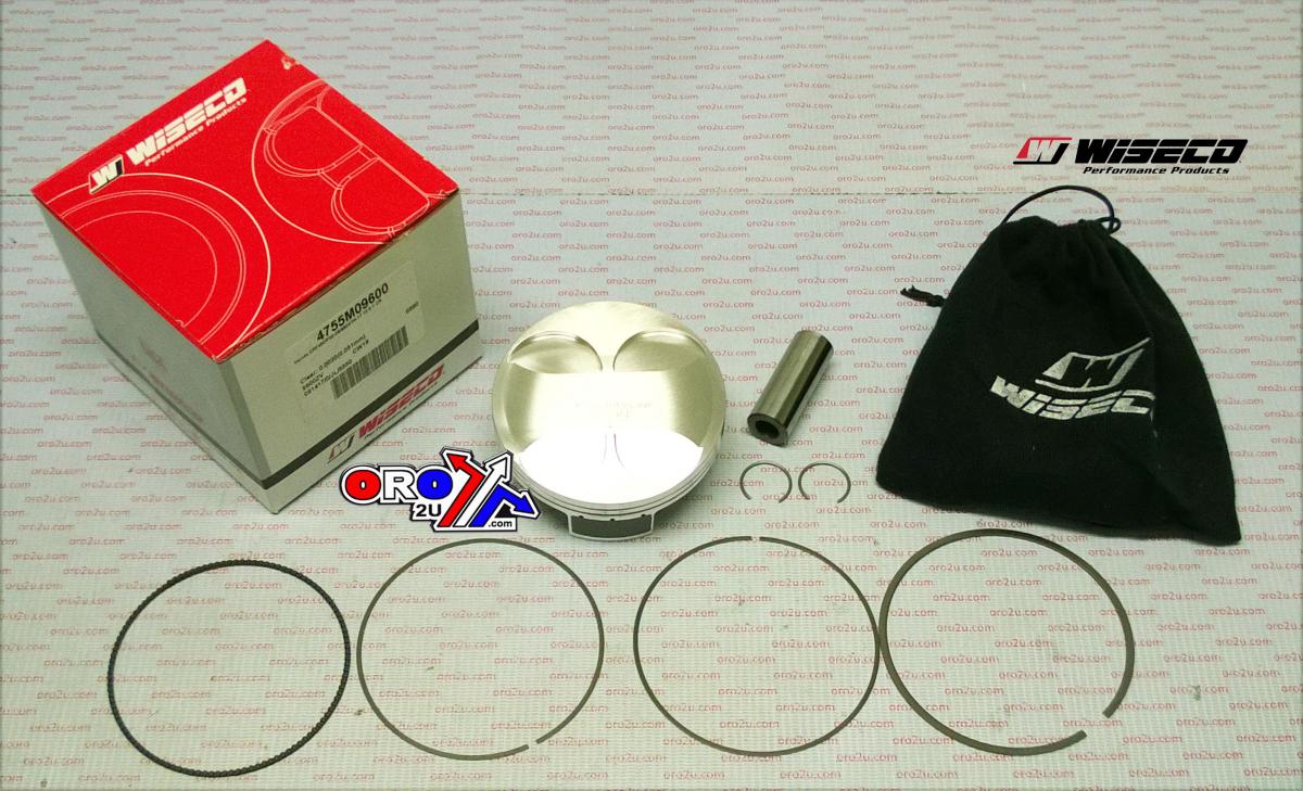 PISTON KIT 02-08 CRF450R 96mm, WISECO 4755M09600 12.5:1 COMP