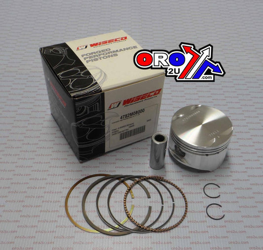 PISTON KIT 02-10 KVF650 80.00, WISECO 4782M08000 KAWASAKI ATV