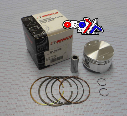 PISTON KIT 02-10 KVF650 80.50, WISECO 4782M08050 KAWASAKI ATV