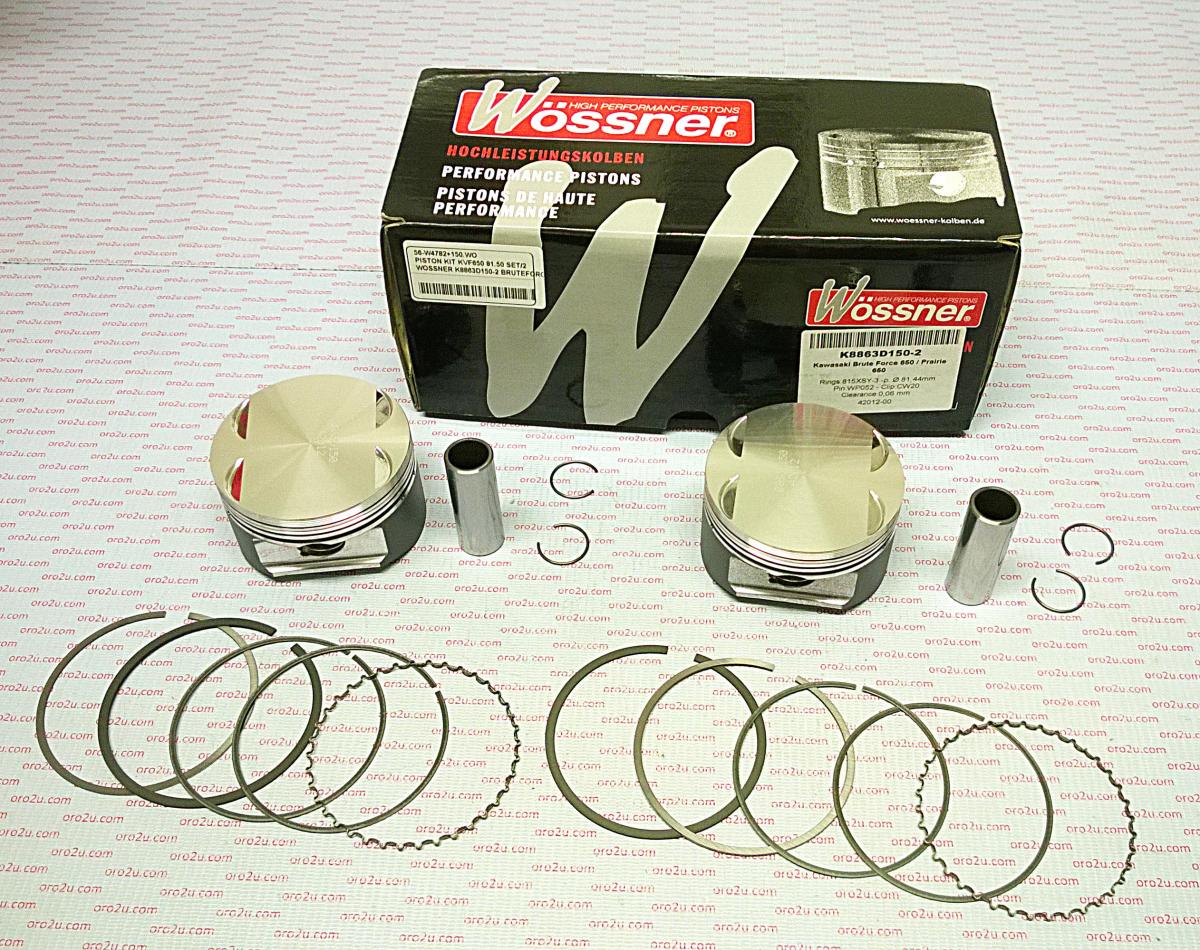 PISTON KIT KVF650 82.00 SET/2, WOSSNER K8863D200-2 BRUTEFORCE, 56-W4782