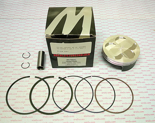 PISTON KIT 03-04 YZF450 95 HC, FORGED WOSSNER 8570DA, 5TJ-11631-00-00