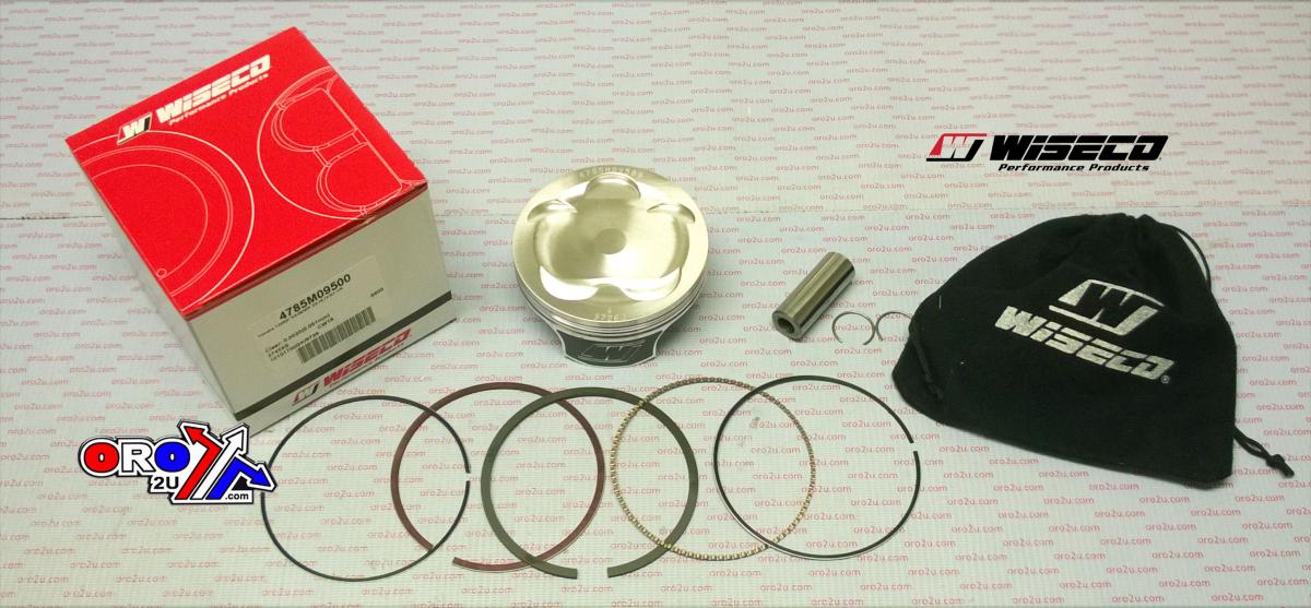 PISTON KIT 03-09 YZ450F 95.00, WISECO 4785M09500B YAMAHA MX