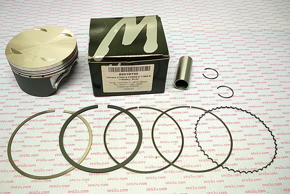 PISTON KIT 98-01 YFM600 96.00, FORGED WOSSNER 8501D100