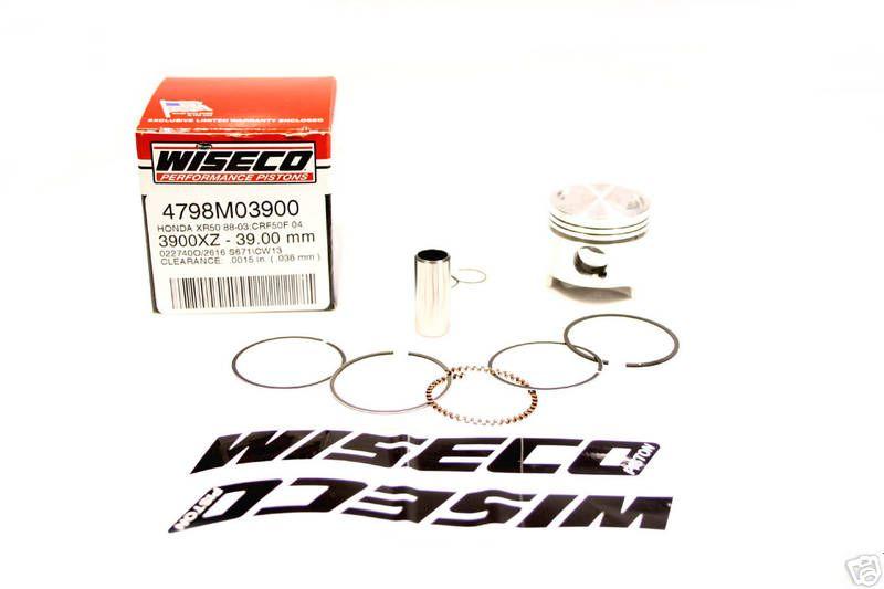 PISTON KIT 88-13 CRF XR50 39.5, WISECO 4798M03950 HONDA MX