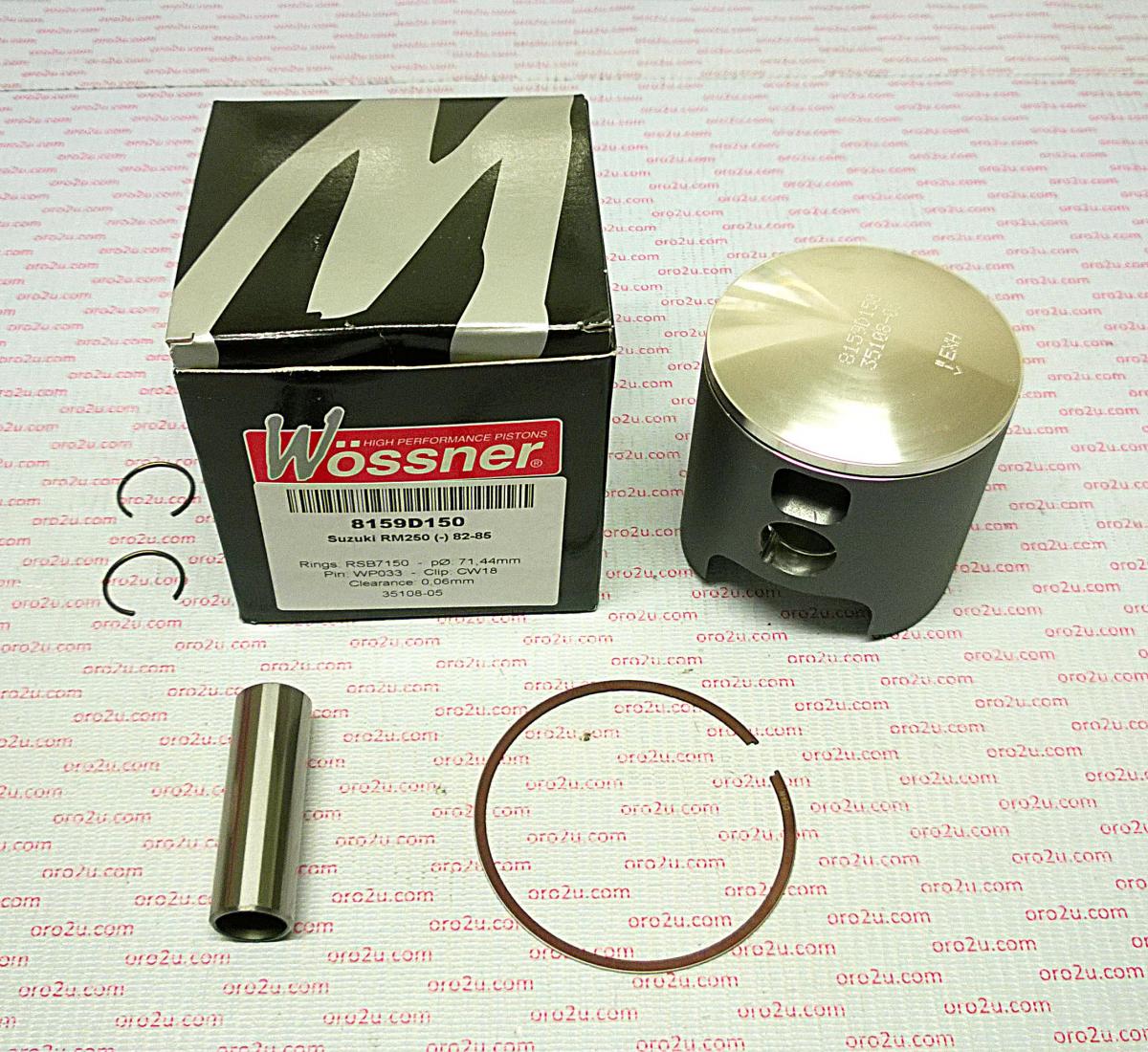 PISTON KIT 82-85 RM250 71.00, FORGED PISTON KIT 8159D100