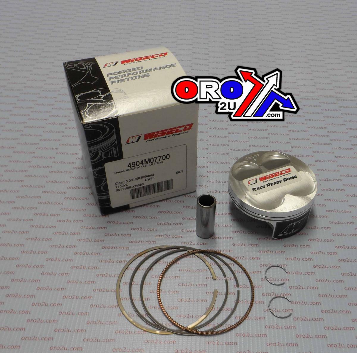 Wiseco Forged Piston Kit 77.00 mm 13.5:1 CR for Kawasaki KX250 F 2006 4904M07700
