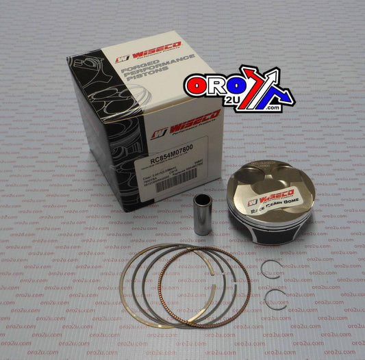 PISTON KIT 08-09 CRF250R HC 78, WISECO RC854M07800 HONDA MX