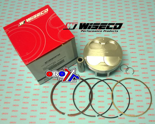 PISTON KIT 18-19 YZ 450 F 97.00, WISECO 40199M09700, 12.8:1 STD, ARMOUR GLIDE