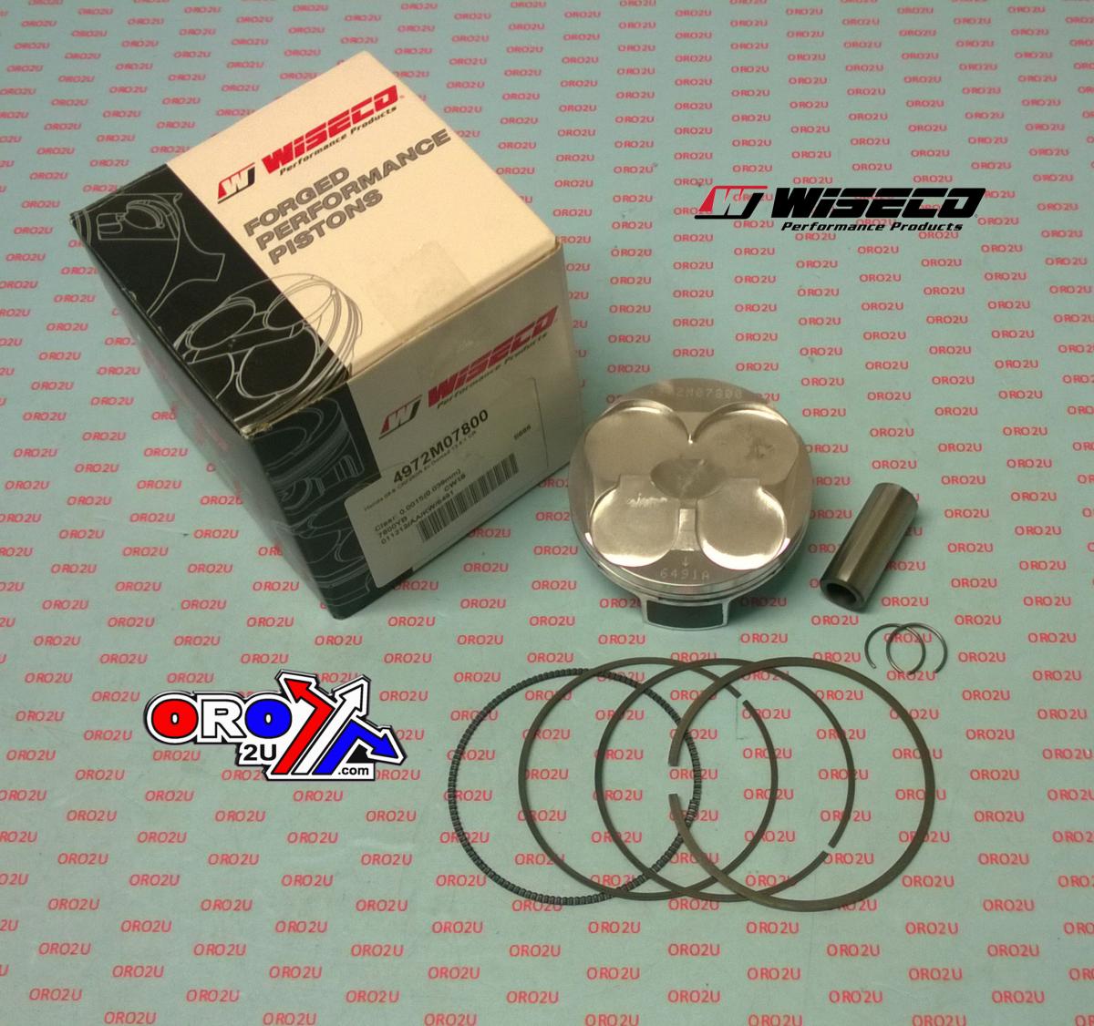 PISTON KIT 09-12 CRF450R RACE, WISECO RC877M09600 HONDA