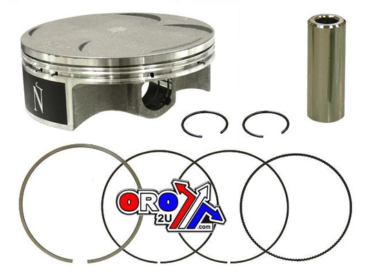 PISTON KIT 09-14 KXF450 96mm, NAMURA NX-20045-CCOMP 12.8:1, KX450F, KX-F450, Hyperdryve