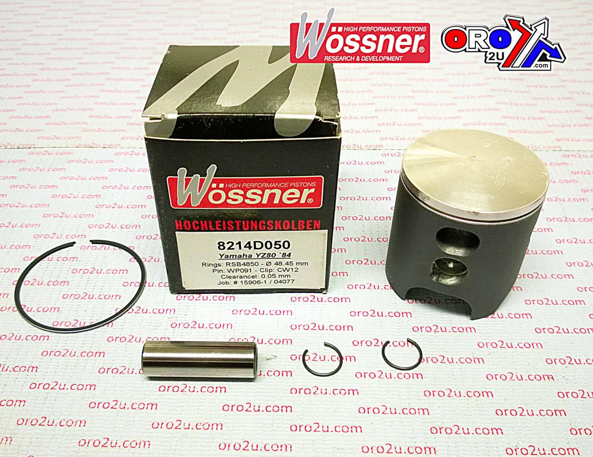 PISTON KIT 1984 YZ80 49.50, WOSSNER 8214D150 YAMAHA