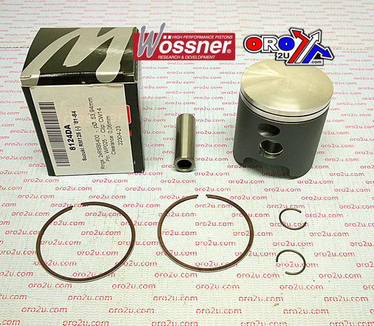 PISTON KIT 81-84 RM125 54.75, WOSSNER 8124D075 SUZUKI