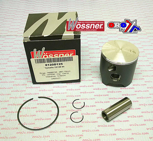 PISTON KIT 1984 YZ125 56.50, WOSSNER 8120D050 YAMAHA MX
