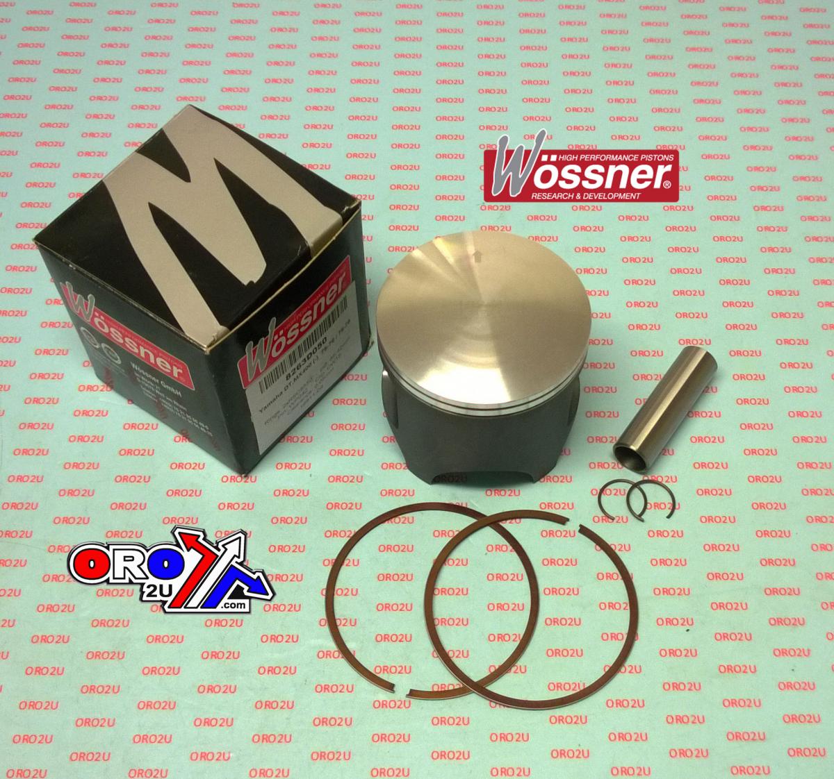 PISTON KIT 75-81 DT400 MX 85.5, WOSSNER 8263D050 YAMAHA