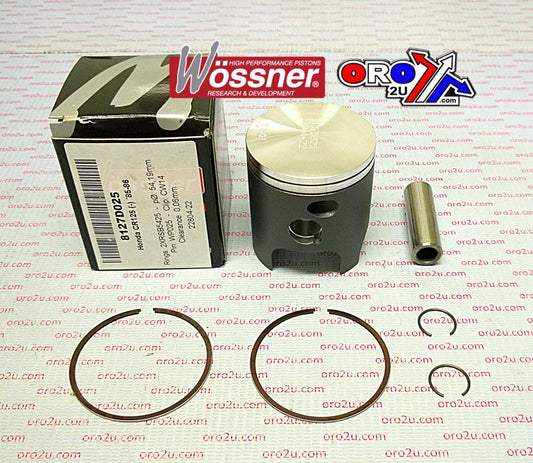 PISTON KIT 85-86 CR125 55.25, WOSSNER 8127D125 HONDA MX