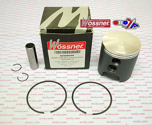 PISTON KIT 1987 LT250 68.50, WOSSNER 8258D150 SUZUKI ATV
