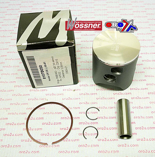 PISTON KIT 90-91 CR125 54.00 A, WOSSNER 8107DA HONDA MX