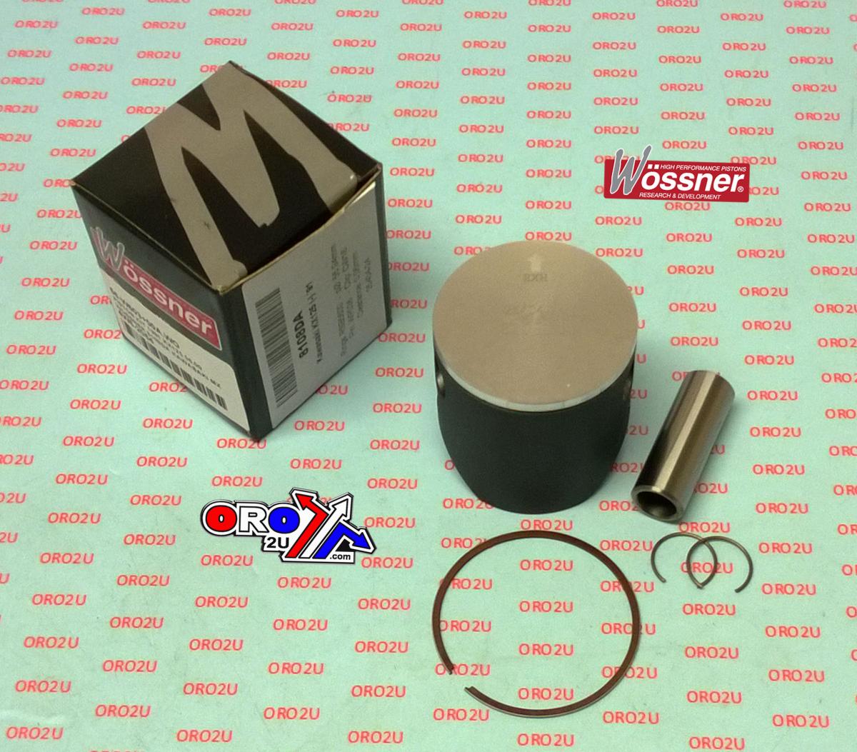 PISTON KIT 1991 KX125 56.00, WOSSNER 8108DA KAWASAKI MX 13001-1341