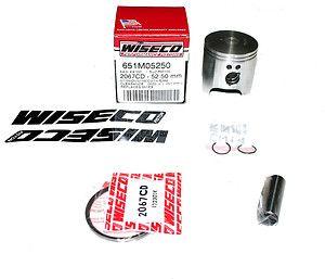 PISTON KIT 89-13 KX100 2-RING, WISECO 651M05250 RM100