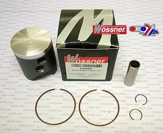 PISTON 96-97, 99 RM250 66.40, WOSSNER 8058DA SUZUKI MX KIT 12110-37E30-0F0