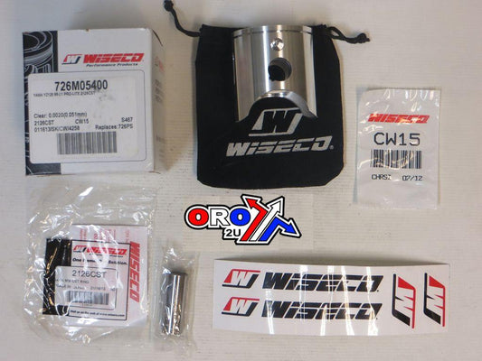 PISTON KIT 98-01 YZ125 54.00, WISECO 726M05400 YAMAHA