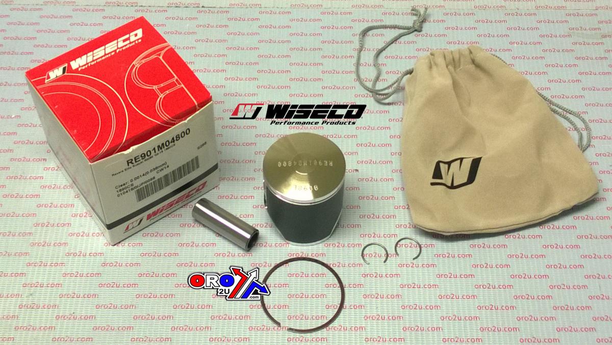 PISTON KIT 02-22 RM85 48.00 RE, WISECO RE901M04800 SUZUKI, Racers Elite ArmorFit