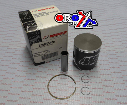 PISTON KIT 04-10 RM125 54.00, 01-06 SX125 54.00mm PISTON KIT, WISECO 836M05400 RACING GP