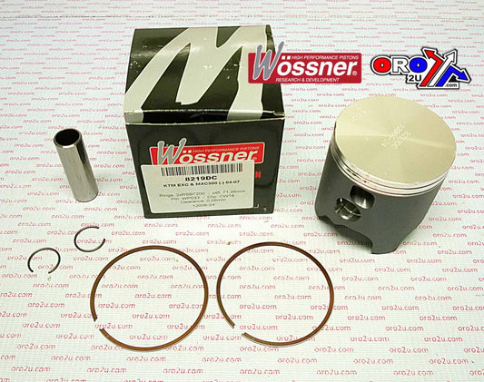 PISTON KIT 04-07 KTM300 72.00, WOSSNER 8219DA FORGED 55430007000
