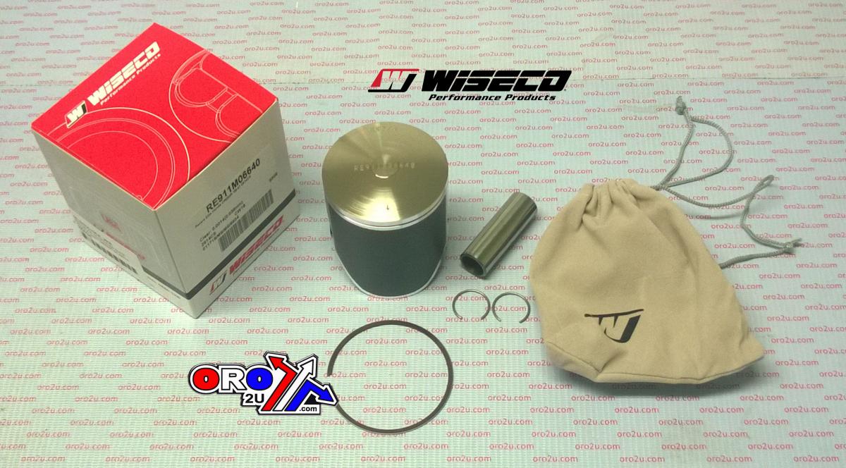 PISTON KIT 05-09 CR250 ELITE, WISECO RE911M06640 66.40mm, Racers Elite ArmorFit