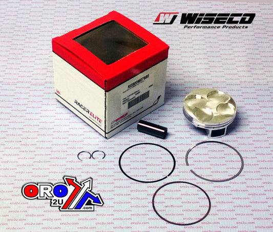 PISTON KIT 16-17 CRF250R 14.5, WISECO RE800M07680 76.80mm, RACERS ELITE Asymmetric Skirt