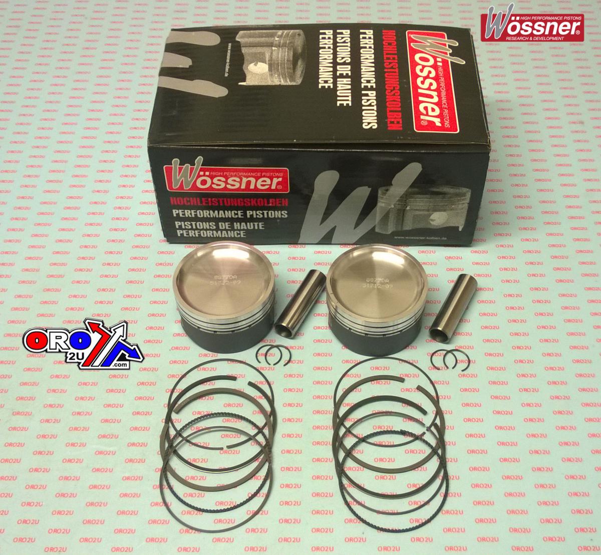 PISTON KIT POLARIS RZR800 80mm, WOSSNER K8877DA-2 2202917