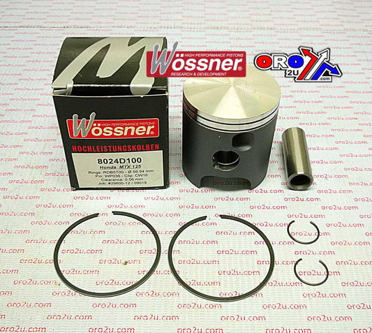 PISTON KIT 83-87 MTX125 56.50, WOSSNER 8024D050 HONDA ROAD