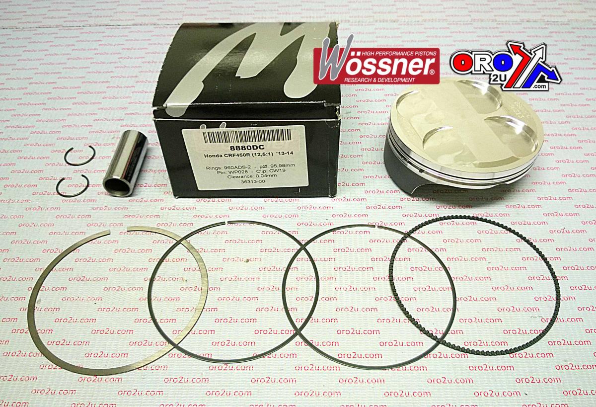 PISTON KIT 13-14 CRF450 96.00, WOSSNER 8880DA , 13110-MEN-A70