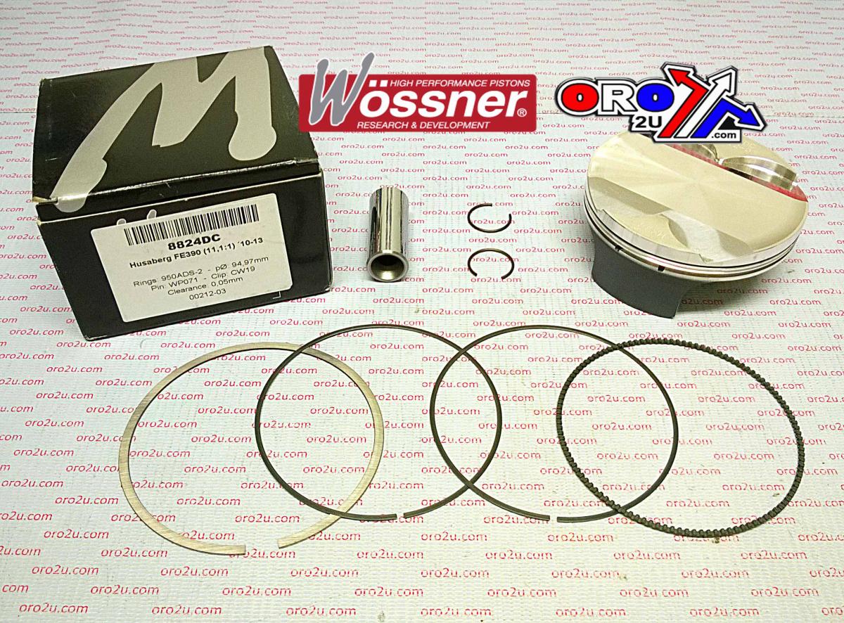 PISTON KIT 10-13 FE390 95.00 A, WOSSNER 8824DA