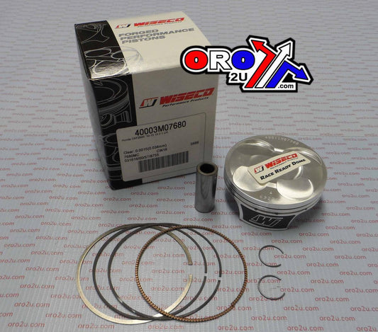 PISTON KIT 10-13 CRF250 76.80, WISECO 40003M07680B ARMOR GLIDE