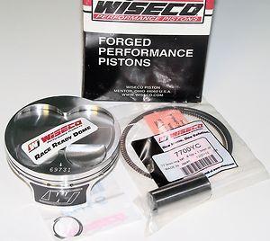 PISTON KIT 2010 KX250F 77mm HC, HI-COMP 14.2:1 40010M07700, 56-W953