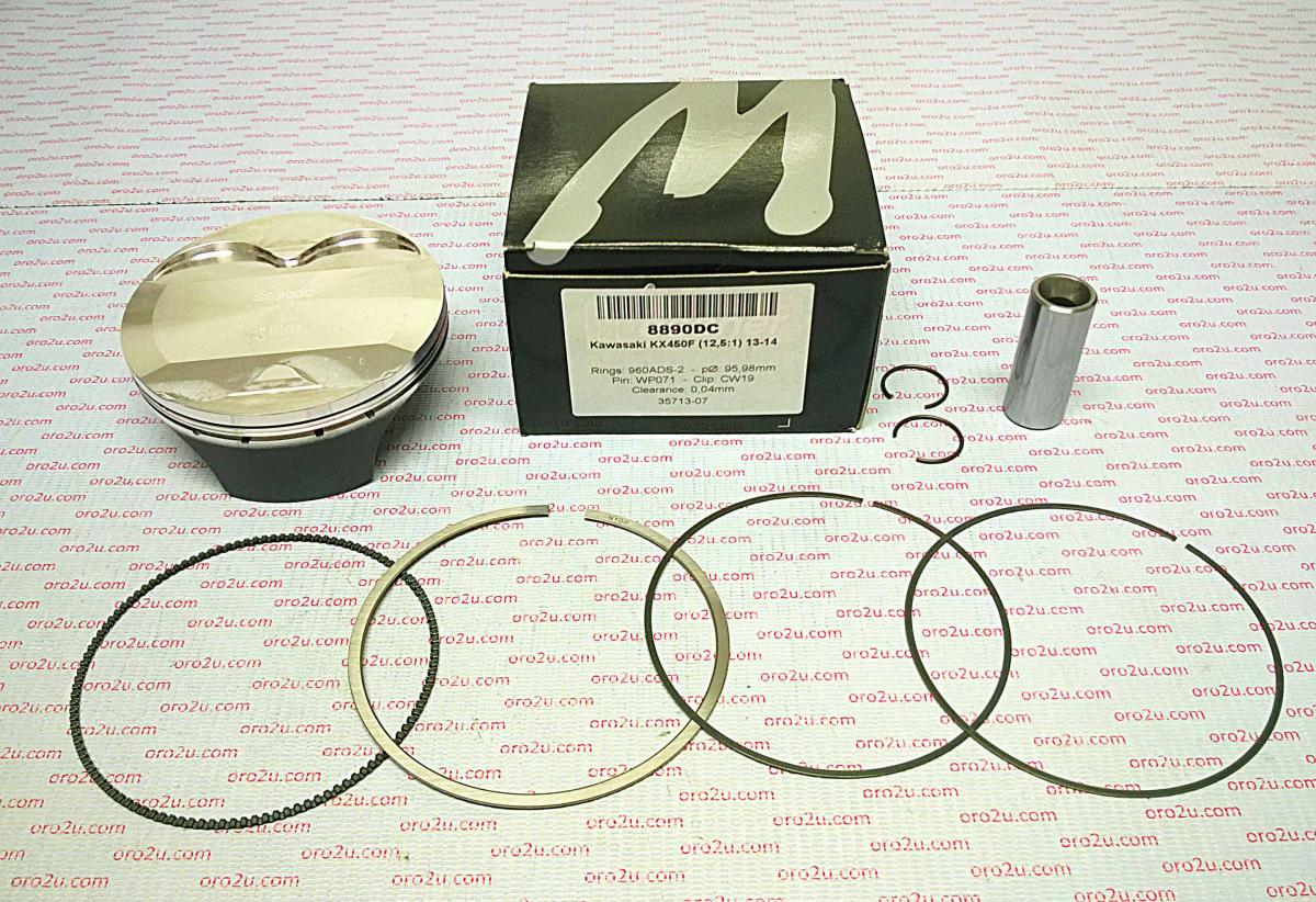 PISTON KIT 13-14 KX450F 96.00, WOSSNER 8890DB KAWASAKI