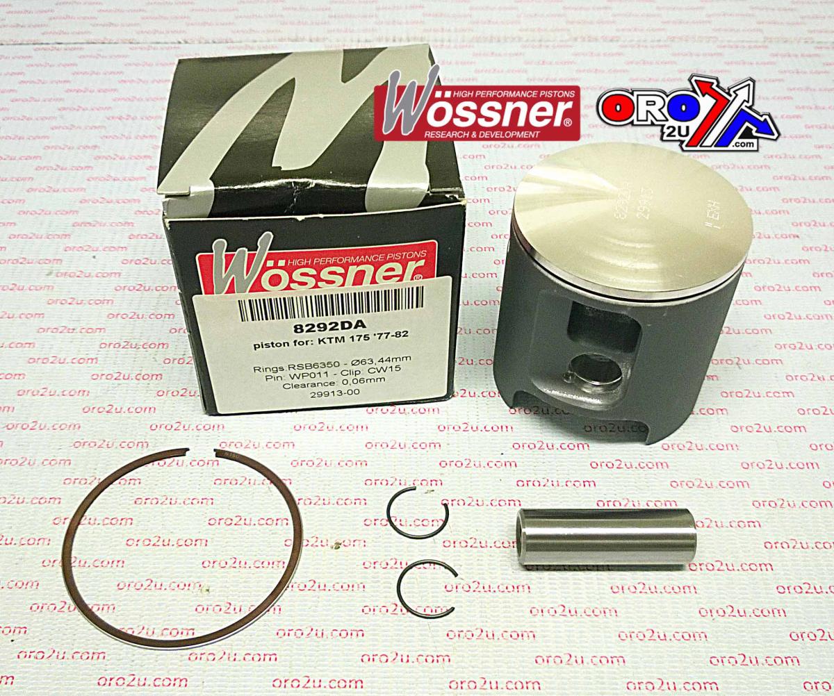 PISTON KIT KTM 175GS 64.50, WOSSNER 8292D100 KTM GS 77-82