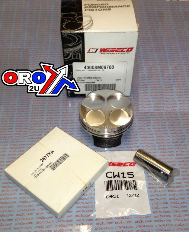 PISTON KIT 07-12 CBR600RR 69.0, WISECO 40008M06900 ROAD HONDA