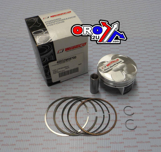 PISTON KIT 07-08 ZX600P 67.00, WISECO 40032M06700 ROAD KAW, KAWASAKI 09-12 ZX600R