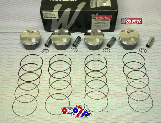 PISTON KIT 11-14 ZX10R KAW, WOSSNER K8832DA-4 FULL SET, KAWASAKI ROAD