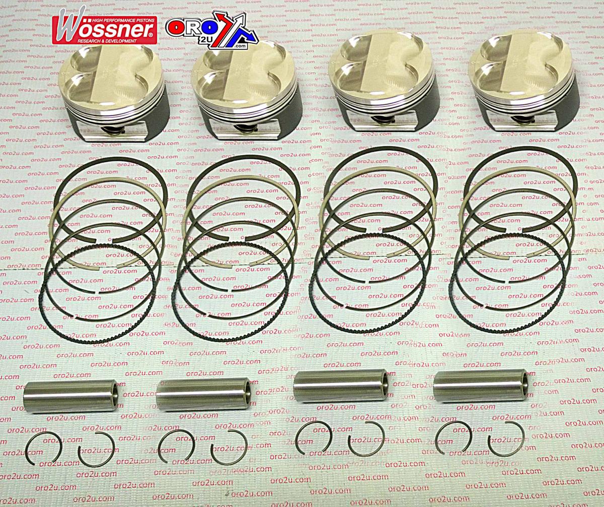 PISTON KIT 90-01 ZX11 KAW, WOSSNER K8801D200-4 ROAD, KAWASAKI