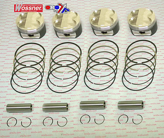 PISTON KIT 90-01 ZX11 KAW, WOSSNER K8801D200-4 ROAD, KAWASAKI